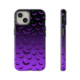 Purple Bat Ombre Phone Case