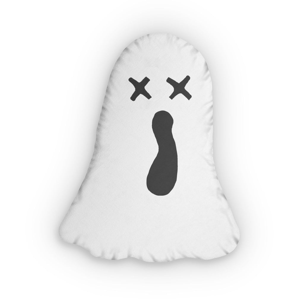 White Ghost shaped cushion by Alternawear