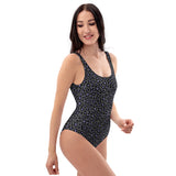 Lilac Leopard Print One-Piece Swimsuit