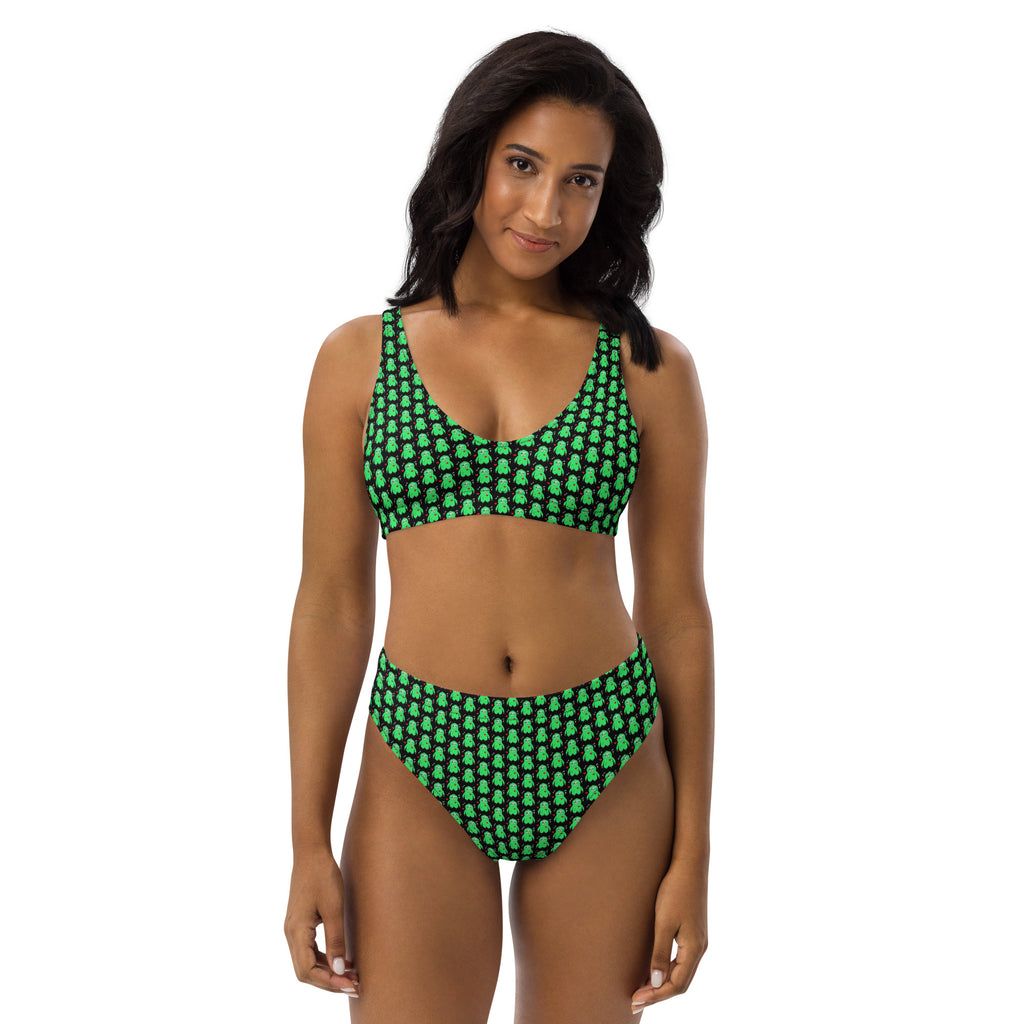 Zombie Sloth Recycled high-waisted bikini