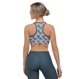 Floral Bats Ladies Sports bra