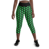 Zombie Sloth Yoga Capri Leggings