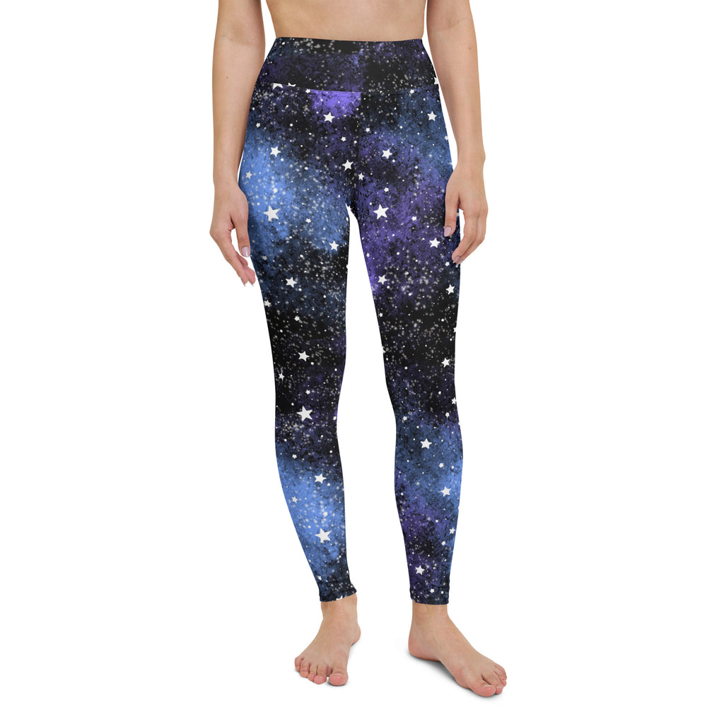 Galaxy Full Length High Waisted Yoga Leggings
