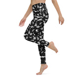 Black Rockstar Full Length Yoga Leggings