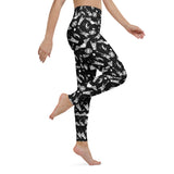 Black Rockstar Full Length Yoga Leggings