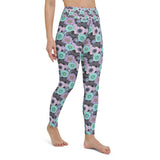 Floral Bats Full Length Yoga Leggings