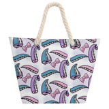 Tentacle Beach Bag | Spooky Cute Goth Tote | Alternative Mermaid Aesthetic | Octopus Print Shoulder Bag | Creepy Kawaii Summer Bag