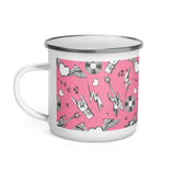 Rockstar Pink Enamel Mug