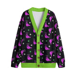 Alien Slug Print Cardigan