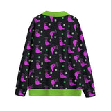 Alien Slug Print Cardigan Unisex