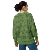 Toxic Cozy Knitted Cardigan – Green & Black Unisex Slime Knit
