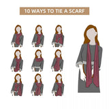 How to wear a scarf how to guide