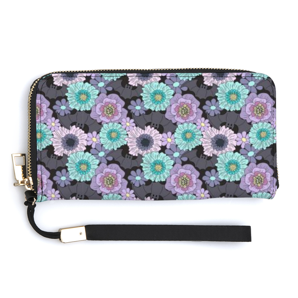 Floral Bat Purse Wallet