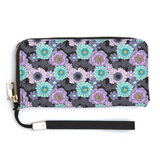 Floral Bat Purse Wallet
