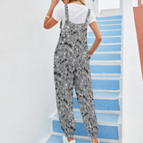 Animal Skeleton Spooky Print Ladies Dungarees Overalls Gothic