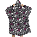 Spooky Halloween Print Blanket Hoodie Adults & Kids Sizes