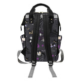 Dunkelgraue und violette Jack Skellington Wickeltasche