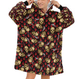 Limited Edition Horror Jason Print Blanket Hoodie Adults & Kids Sizes