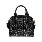 Black and White Tattoo Ladies Shoulder Bag