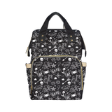 Schwarz-weiße Tattoo-Wickeltasche für Babys