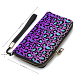 Ombre Leopard Print Ladies Wallet