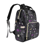 Dunkelgraue und violette Jack Skellington Wickeltasche
