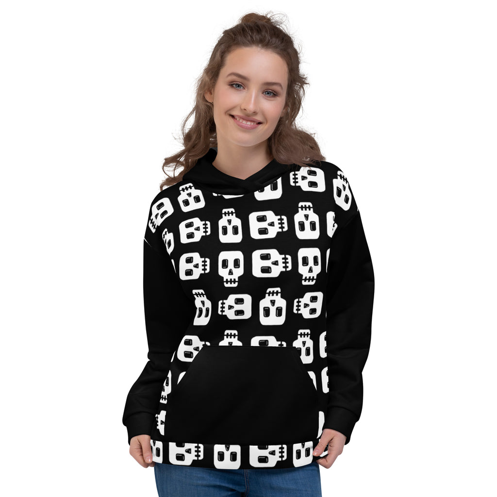Block Skulls Unisex Hoodie