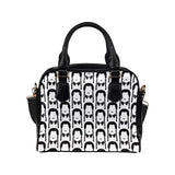Wednesday Black & White Spooky Ladies Shoulder Bag