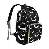 Black & White Bats Baby Nappy Changing Bag