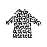 Cute Ghost Blanket Hoodie Adults & Kids Sizes