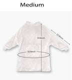 Spooky Halloween Print Blanket Hoodie Adults & Kids Sizes