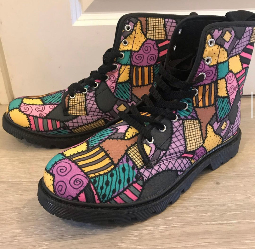 Sally Stitches Patchwork Ladies Boots