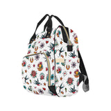 Weiße Retro-Tattoo-Wickeltasche