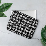 Block Skulls Laptop Sleeve