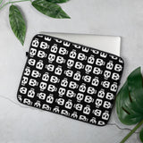 Block Skulls Laptop Sleeve