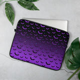 Purple Ombre Bat Laptop Sleeve