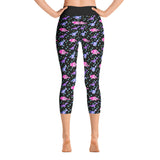 Dinosaur Print Ladies Yoga Capri Leggings