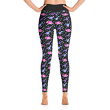 Tattoo-Dinosaurier-Druck-Damen-Yoga-Leggings