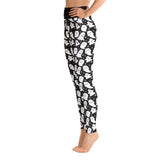 Ghost Print Ladies Long Yoga Leggings