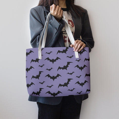 Lilac Bats Tote Bag