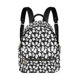 Black & White Small Spooky Cute Ghost Backpack