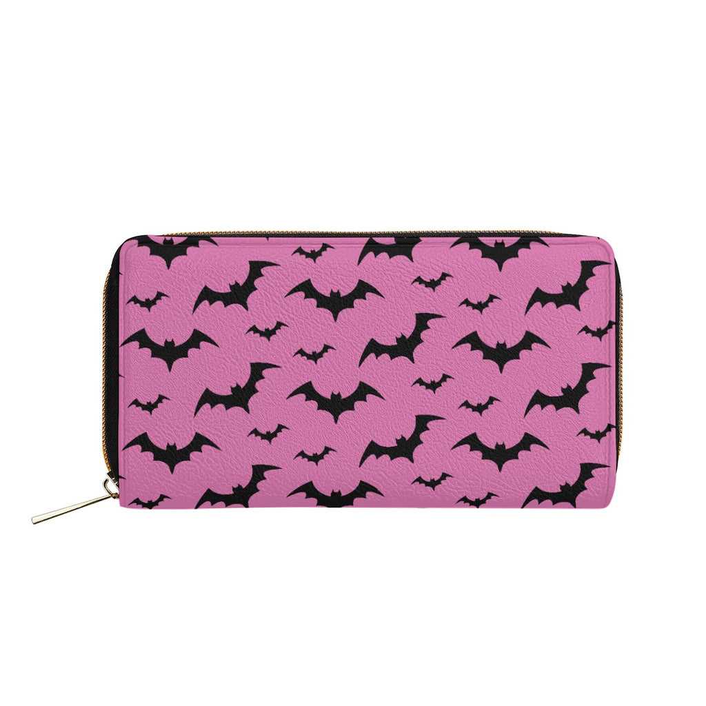 Pink and Black Bat Wallet