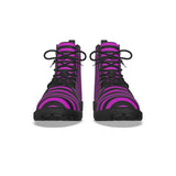Pink Striped Ladies Festival Boots