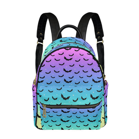 Pastel Bats Ombre Mini Backpack