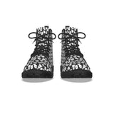 Spooky Cute Black and White Ghost Boots