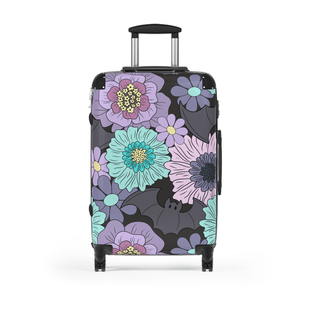 Floral Bat High Quality Suitcase