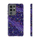 Purple Animal Print Tough Phone Case