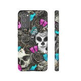 Day of the Dead Rose Lady Tough Phone Cases