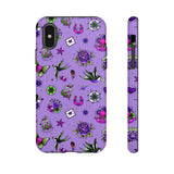 Retro Old School Lilac Tattoo Tough Cases