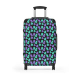 Green and Purple Cute Ghosts High Quality Suitcase (three sizes)